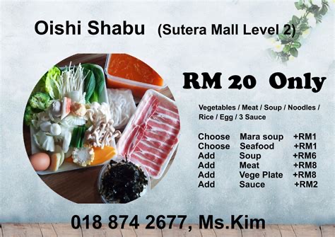 Oishi Shabu at Sutera Mall